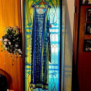 Long straight sleeveless casual dress, never worn;  different colors.